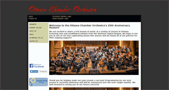 Desktop Screenshot of ottawachamberorchestra.com